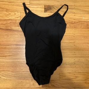 so danca black camisole leotard (size small)